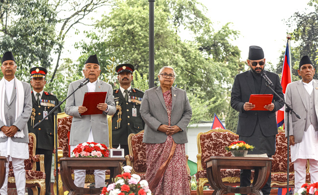 Rapper-turned-politician 'Balen' sworn in as Nepal's 47th PM